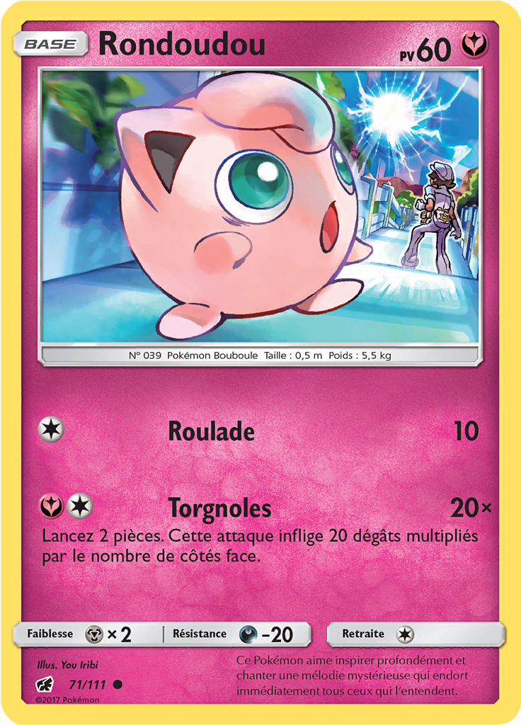 Rondoudou 71/111 – Soleil et Lune Invasion Carmin