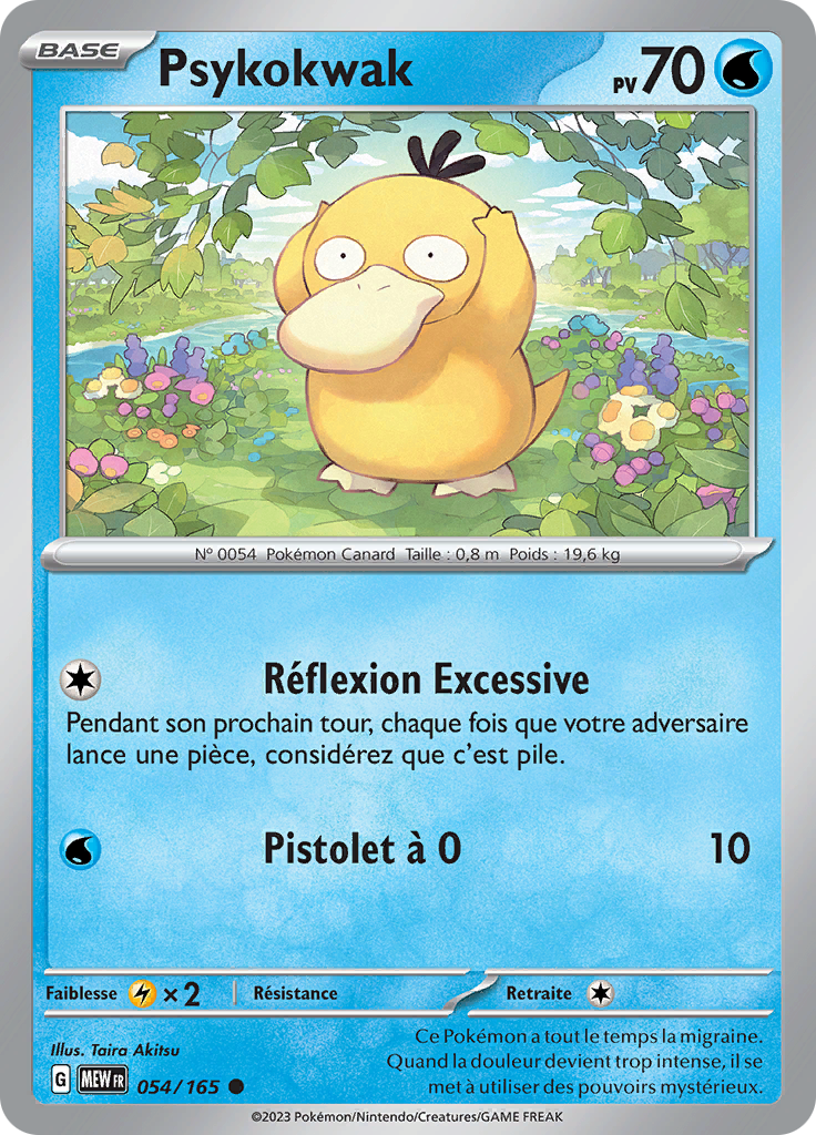 Psykokwak 054/165 – Écarlate et Violet 151