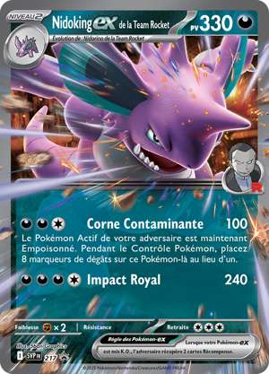 Nidoking-ex de la Team Rocket