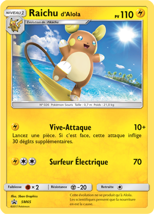 Raichu d'Alola