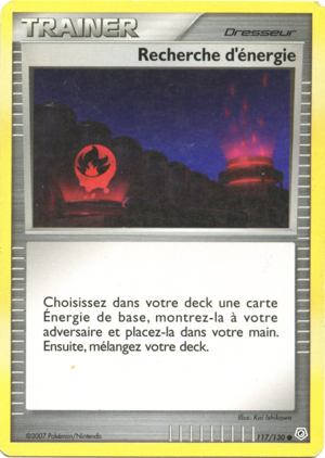 Recherche d'énergie