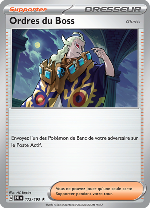Ordres du Boss