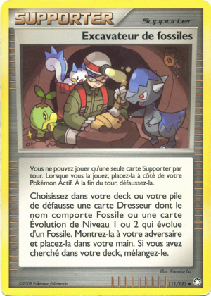 Excavateur de fossiles