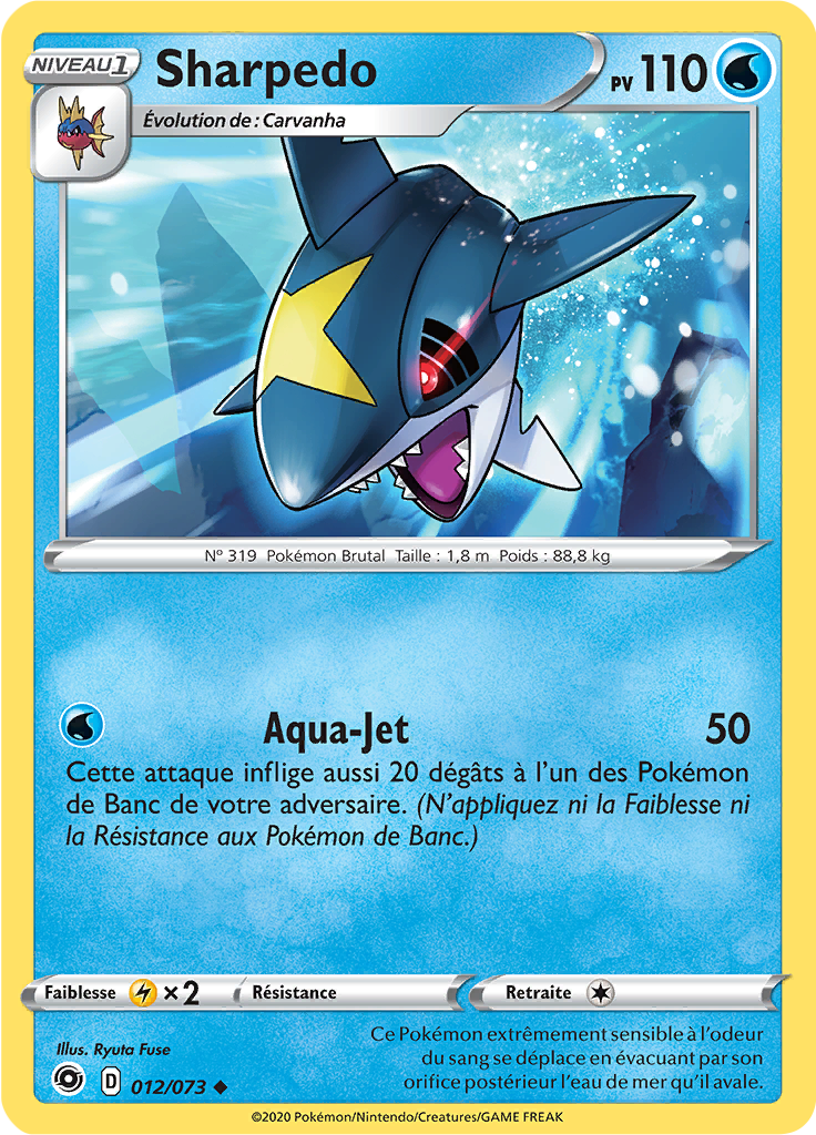 Sharpedo 012/073 – La Voie du Maître
