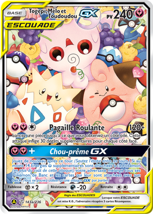 Togepi, Mélo et Toudoudou-GX