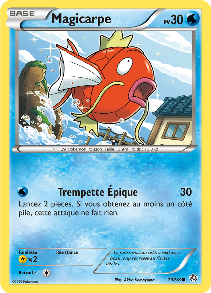 Magicarpe 19/98 – XY Origines Antiques
