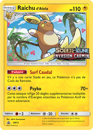 Raichu d'Alola