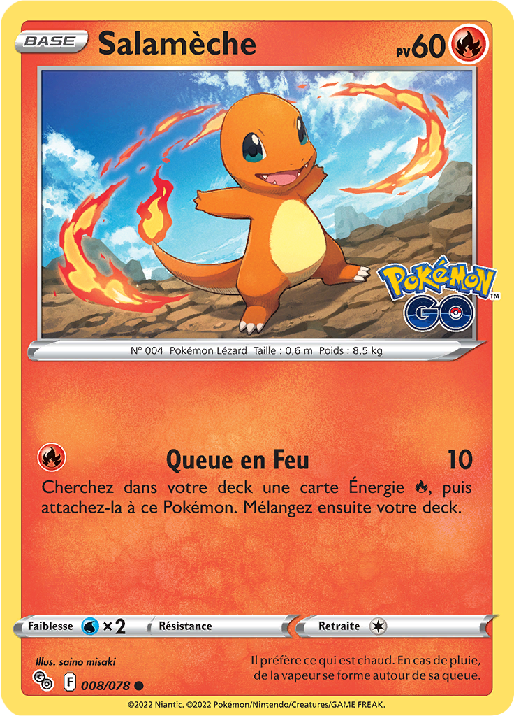 Salamèche 008/078 – Pokémon GO