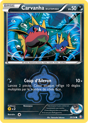Carvanha de la Team Aqua