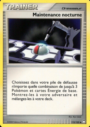 Maintenance nocturne