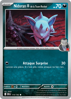 Nidoran♀ de la Team Rocket