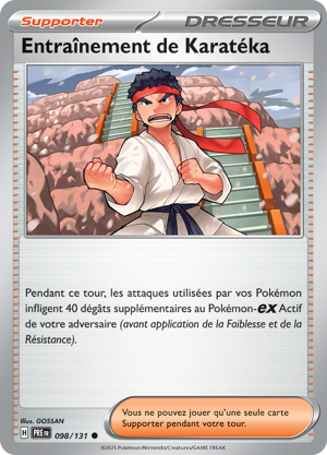 Entraînement de Karatéka