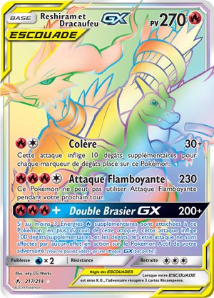 Reshiram et Dracaufeu-GX