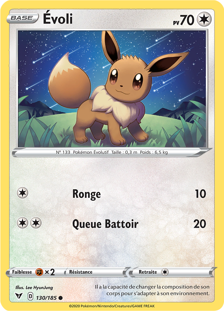 Évoli 130/185 – Épée et Bouclier Voltage Éclatant