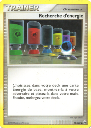 Recherche d'énergie