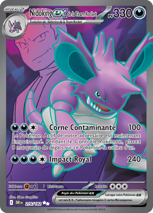 Nidoking-ex de la Team Rocket