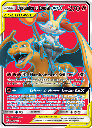 Dracaufeu et Roussil-GX