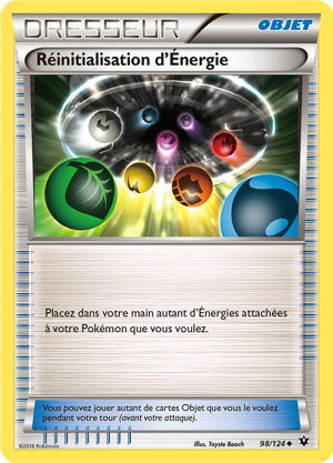 Réinitialisation d'Énergie