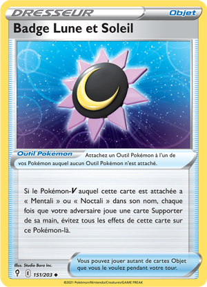 Badge Lune et Soleil