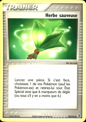 Herbe sauveuse
