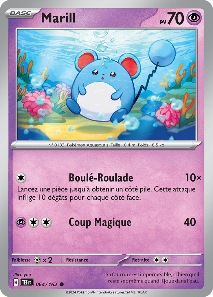 Marill 064/162 – Écarlate et Violet Forces Temporelles