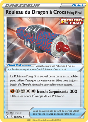 Rouleau du Dragon à Crocs Poing Final