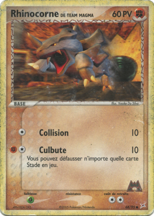 Rhinocorne de Team Magma