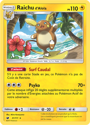 Raichu d'Alola