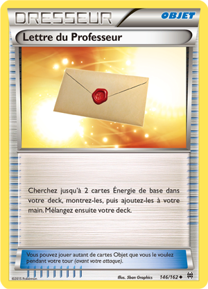 Lettre du Professeur